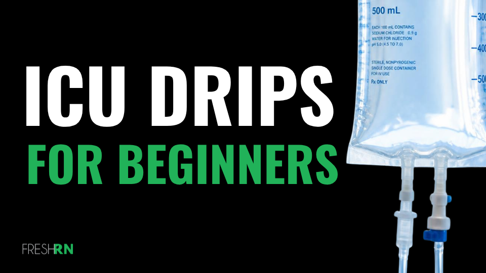 Product image for ICU Drips for Beginners