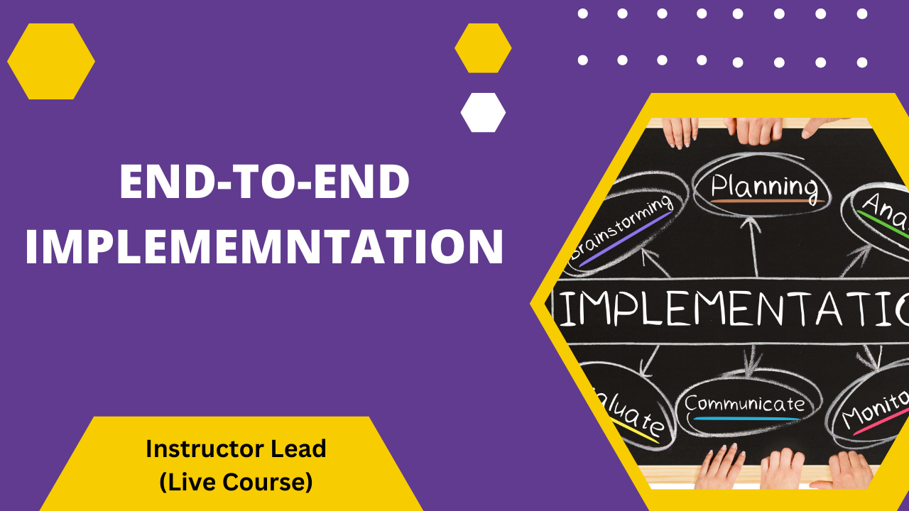 Product image for End-to-End Implementation