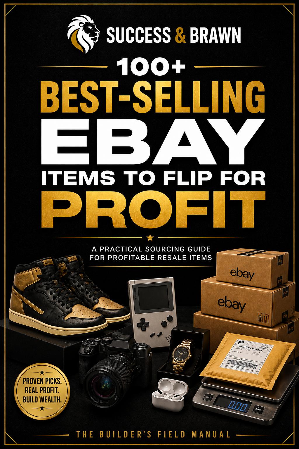 Product image for 100+ Best-Selling eBay Items to Flip for Profit