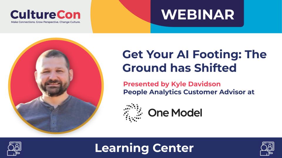 Product image for Webinar: Get Your AI Footing - The Ground has Shifted