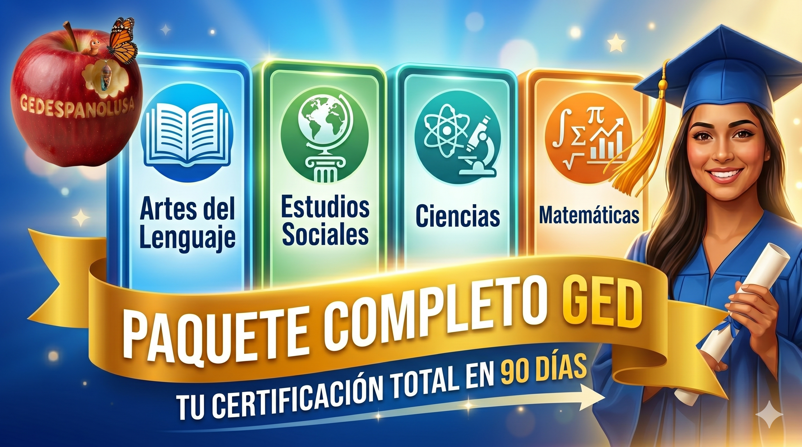 Imagen de producto para  Las 4 Materias en 90 Días (Acceso total por 3 meses)