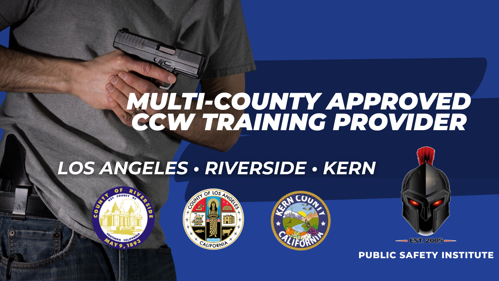 Product image for CCW Initial Course– Multi-County CCW Training for Los Angeles, Riverside & Kern