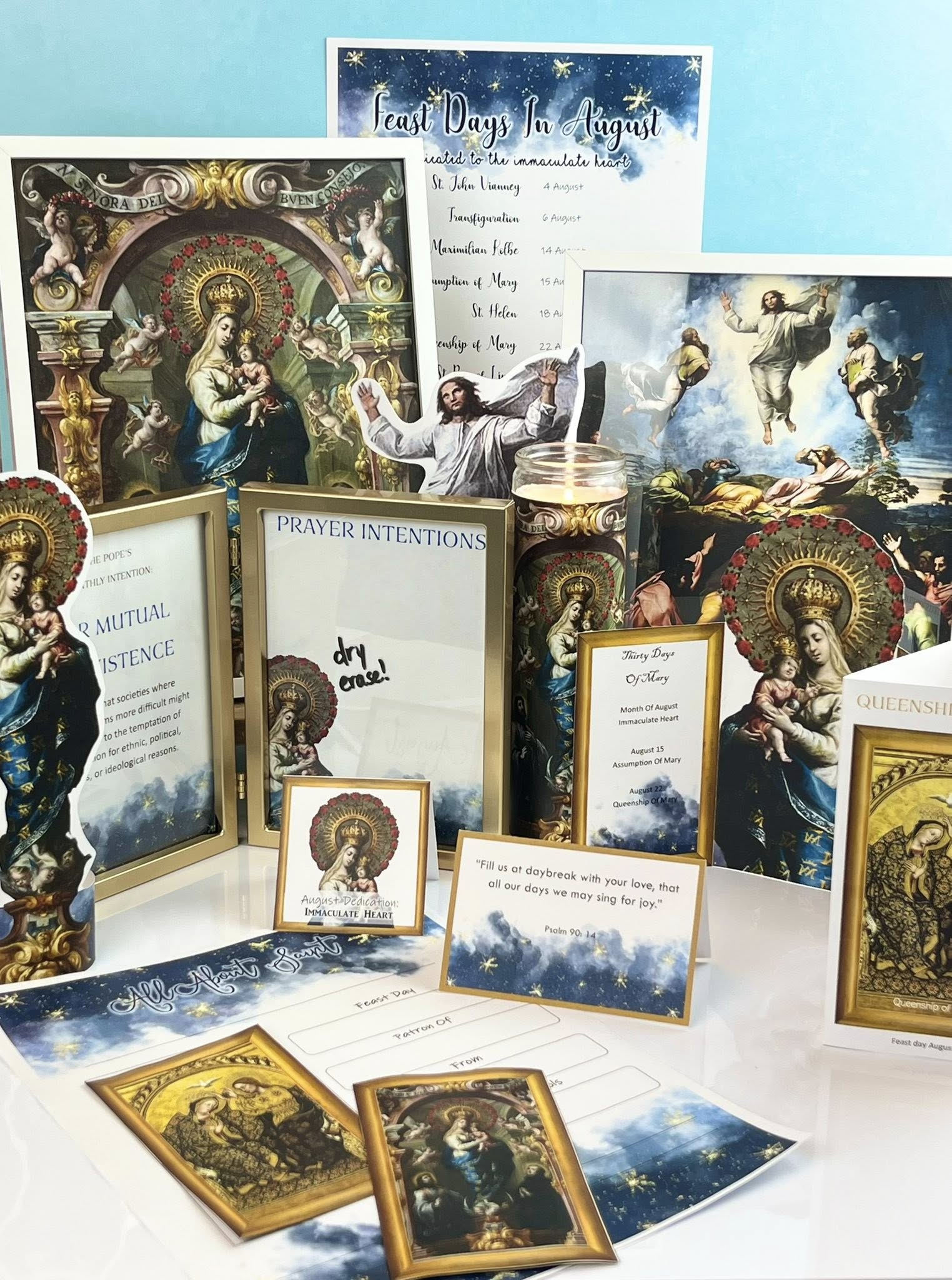 August 2025 Home Altar Printables