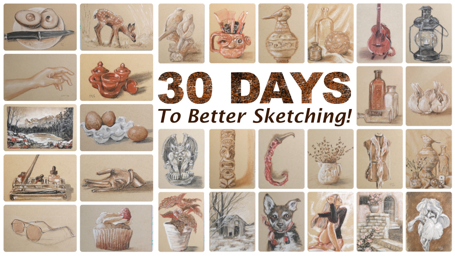 Product image for 30 Days To Better Sketching!