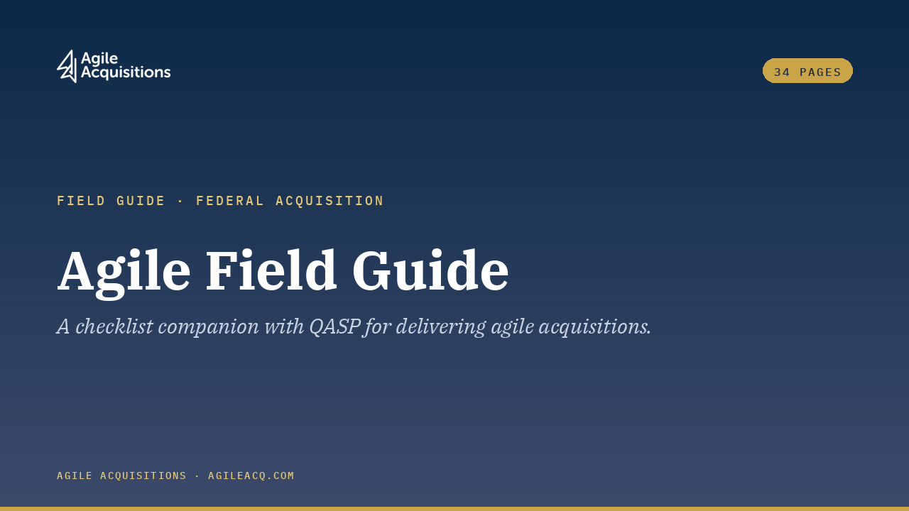 Product image for Agile Field Guide