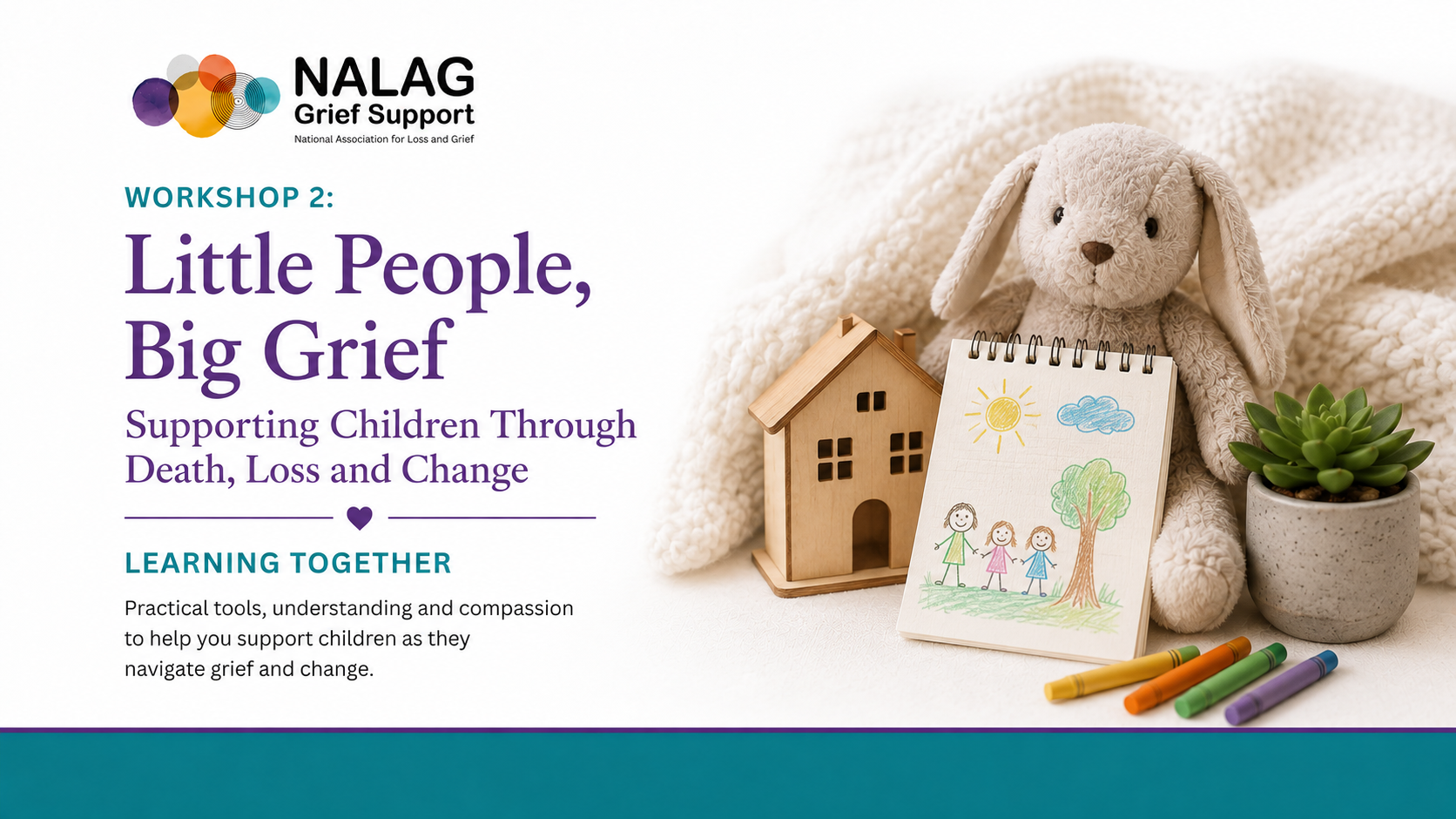Product image for Workshop 2: Little People, Big Grief: Supporting Children Through Death, Loss & Change