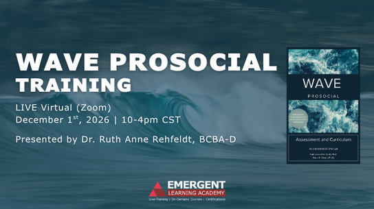 Product image for WAVE Prosocial Training December 1, 2026