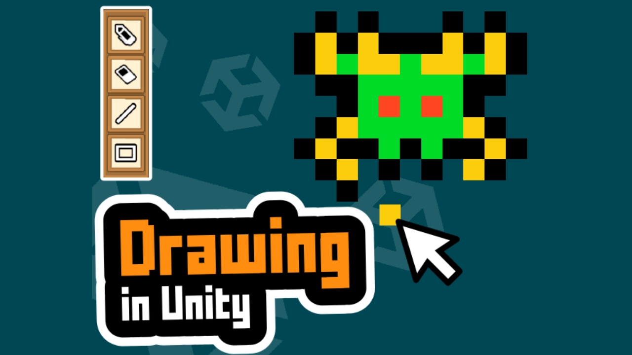 Product image for Drawing Pixel Art in Unity project template