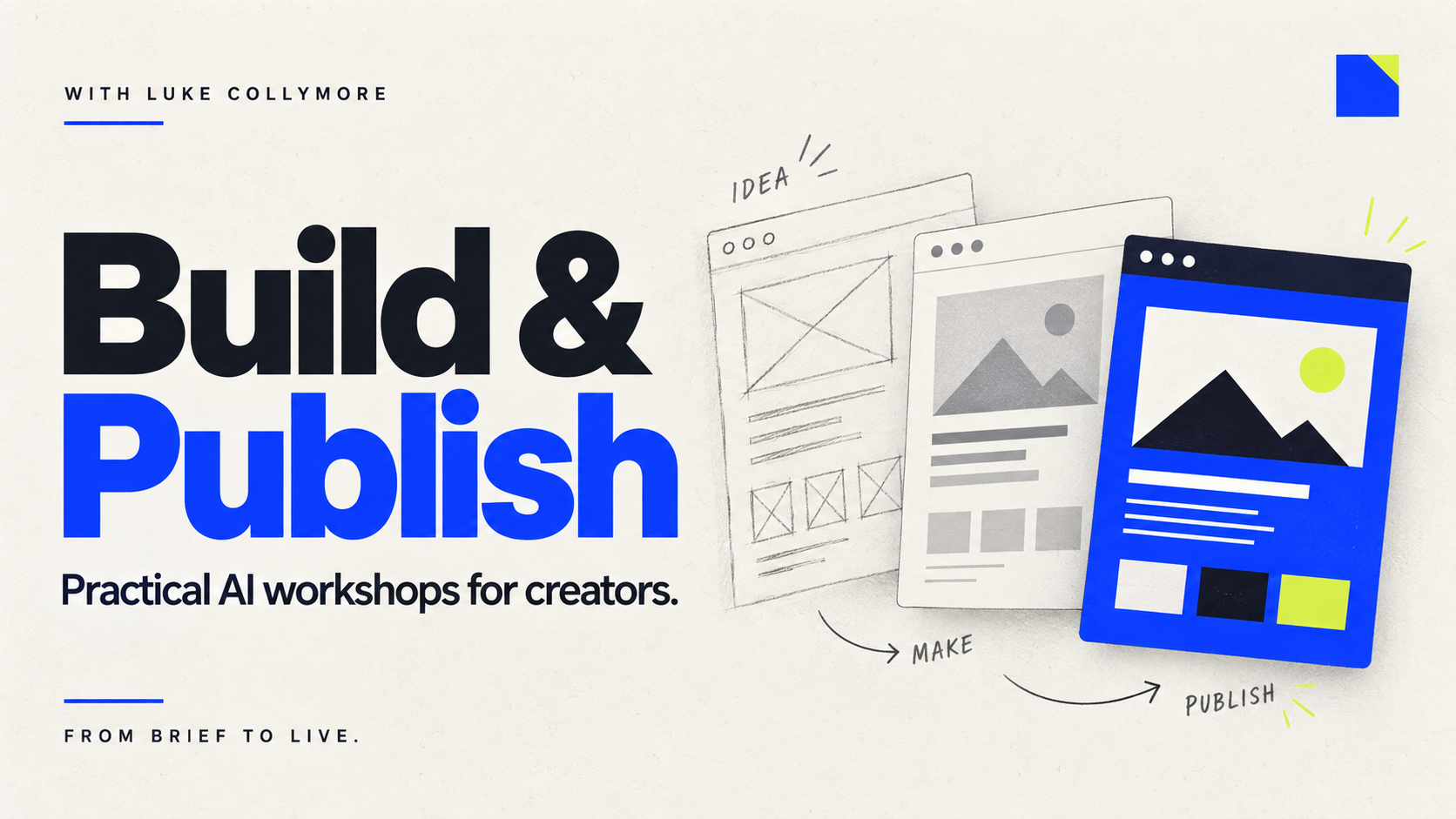 Product image for Build & Publish with Luke: AI Websites for Freelancers