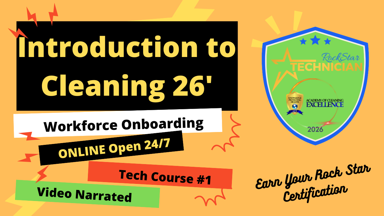 Product image for Spanish * Rock Star Onboarding #1 Introduction to Cleaning 2026