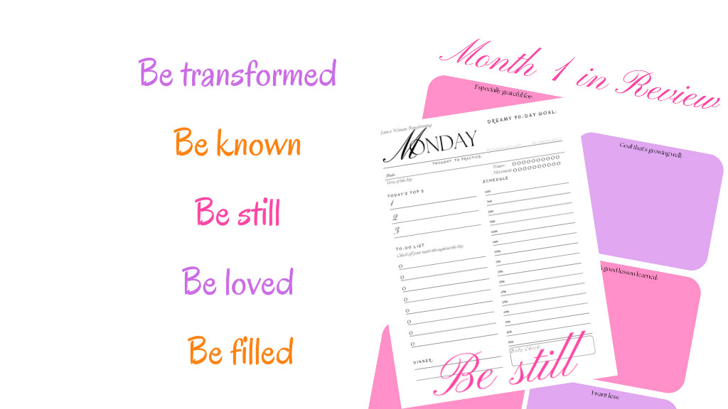 Product image for Be Transformed Vision 90 Planner