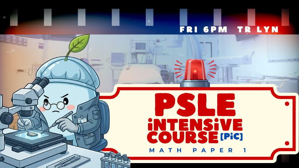 Product image for PSLE Intensive Revision Course [PIC] (2026) - 2025 School Exam Papers : Math Paper 1 with Tr Lyn