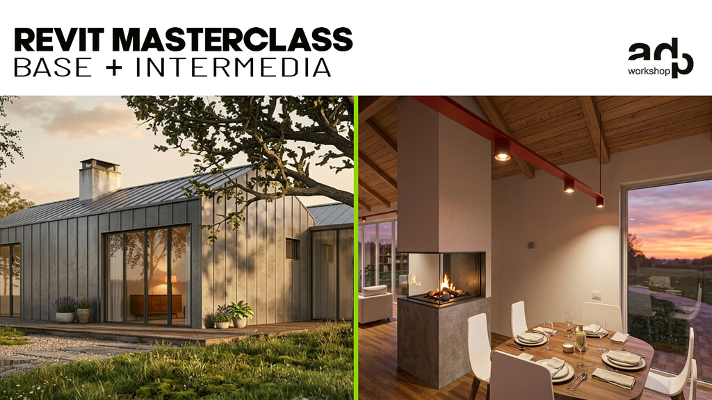 Immagine del prodotto per Revit Masterclass: Architettura Base + Intermedia