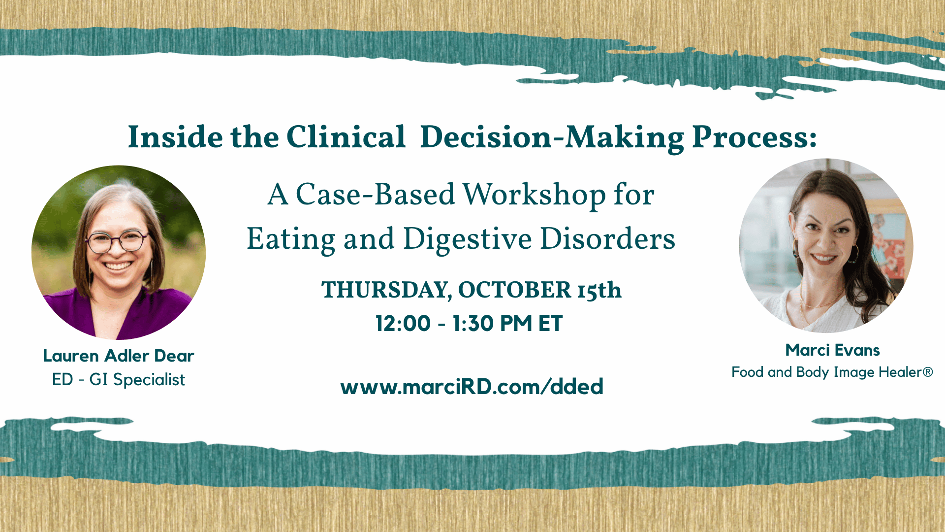  A workshop on eating disorders and digestive disorders for clinicians and dietitians