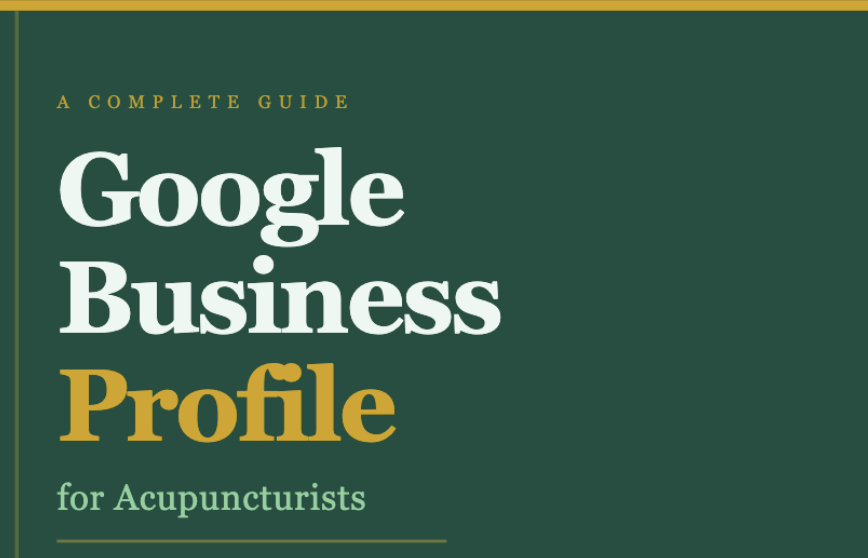Product image for GBP Guide for Acupuncturists