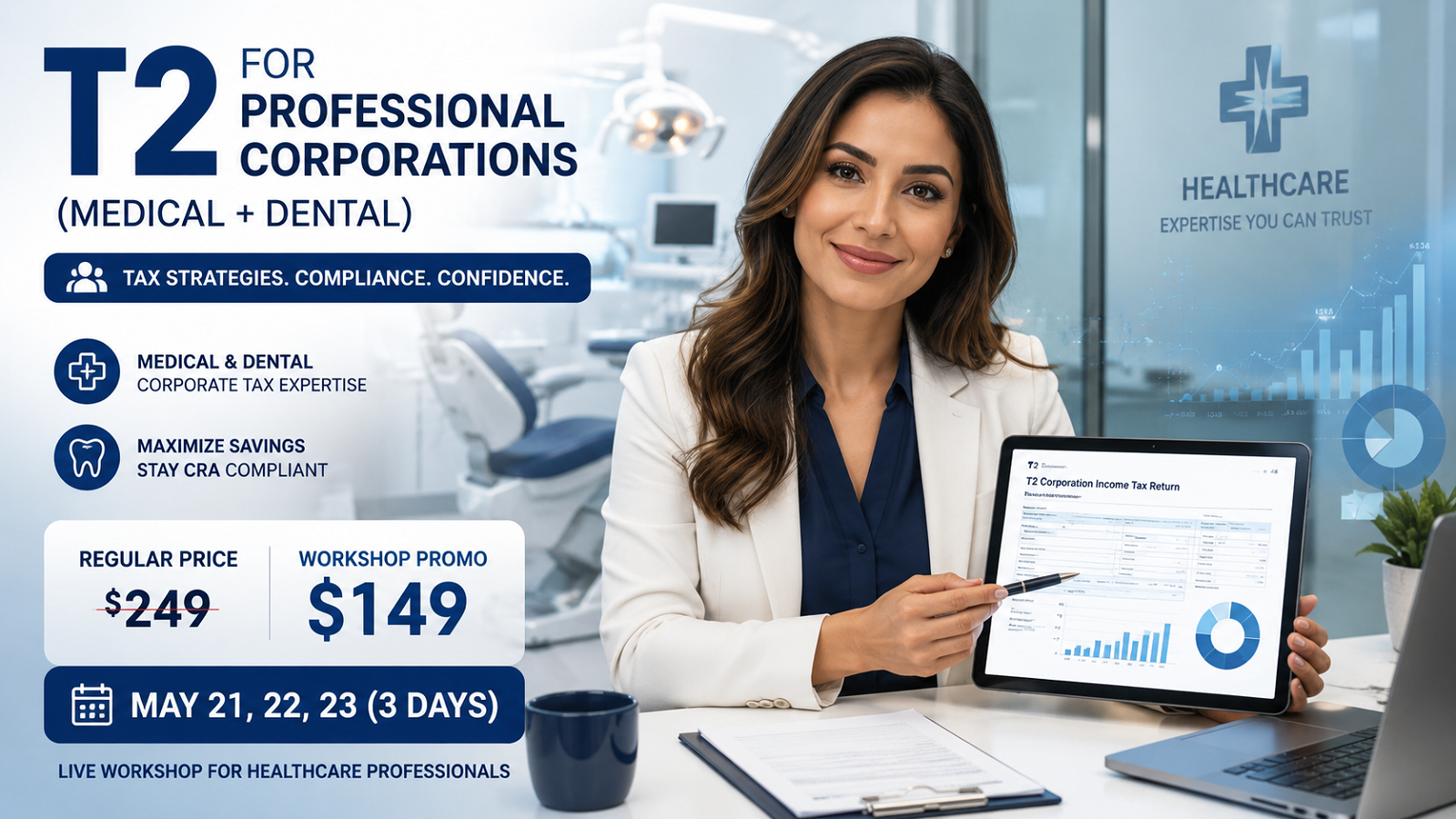 Product image for T2 for Professional Corporations | 5+ Hours | Hands-On, Case-Based Training