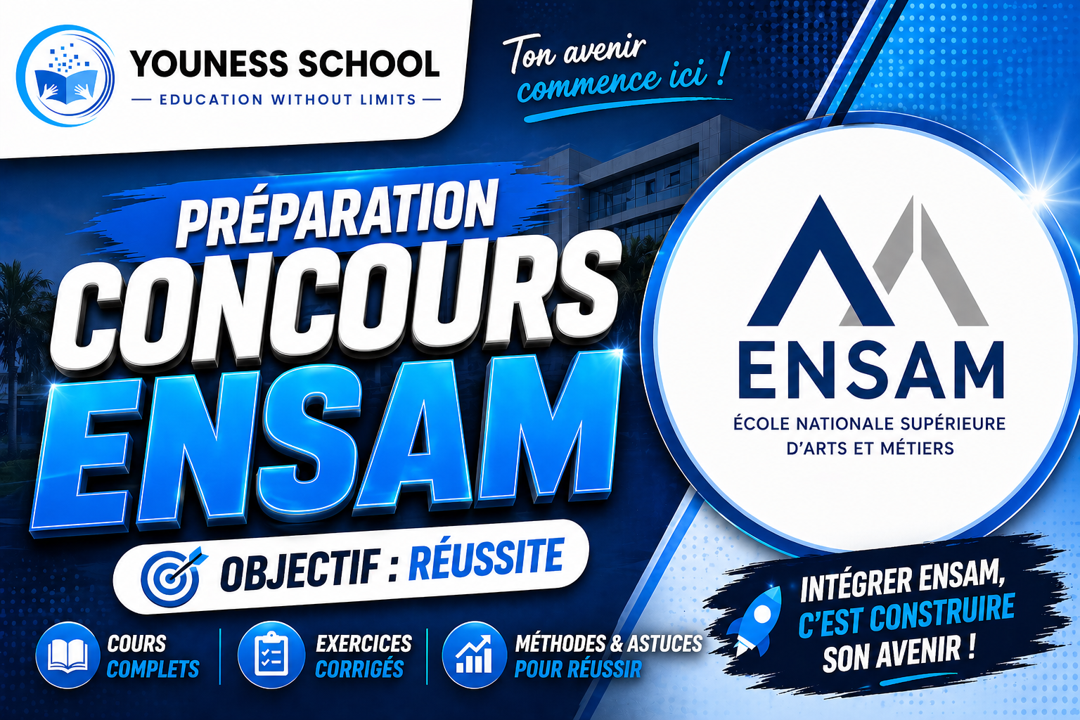 Product image for [FREE, BAC] Préparation Concours ENSAM 2026