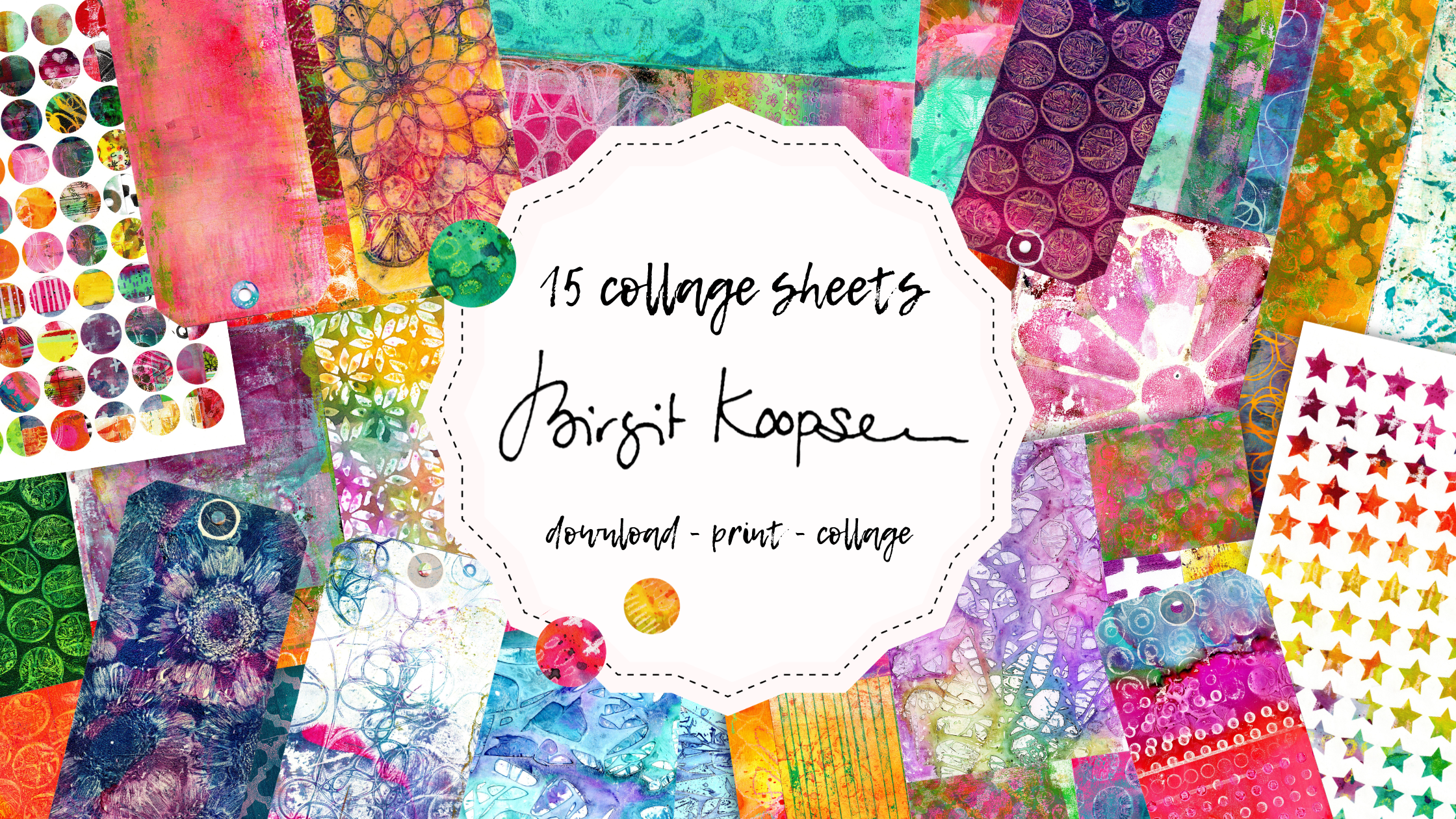 Product image for 15 Collage Sheets