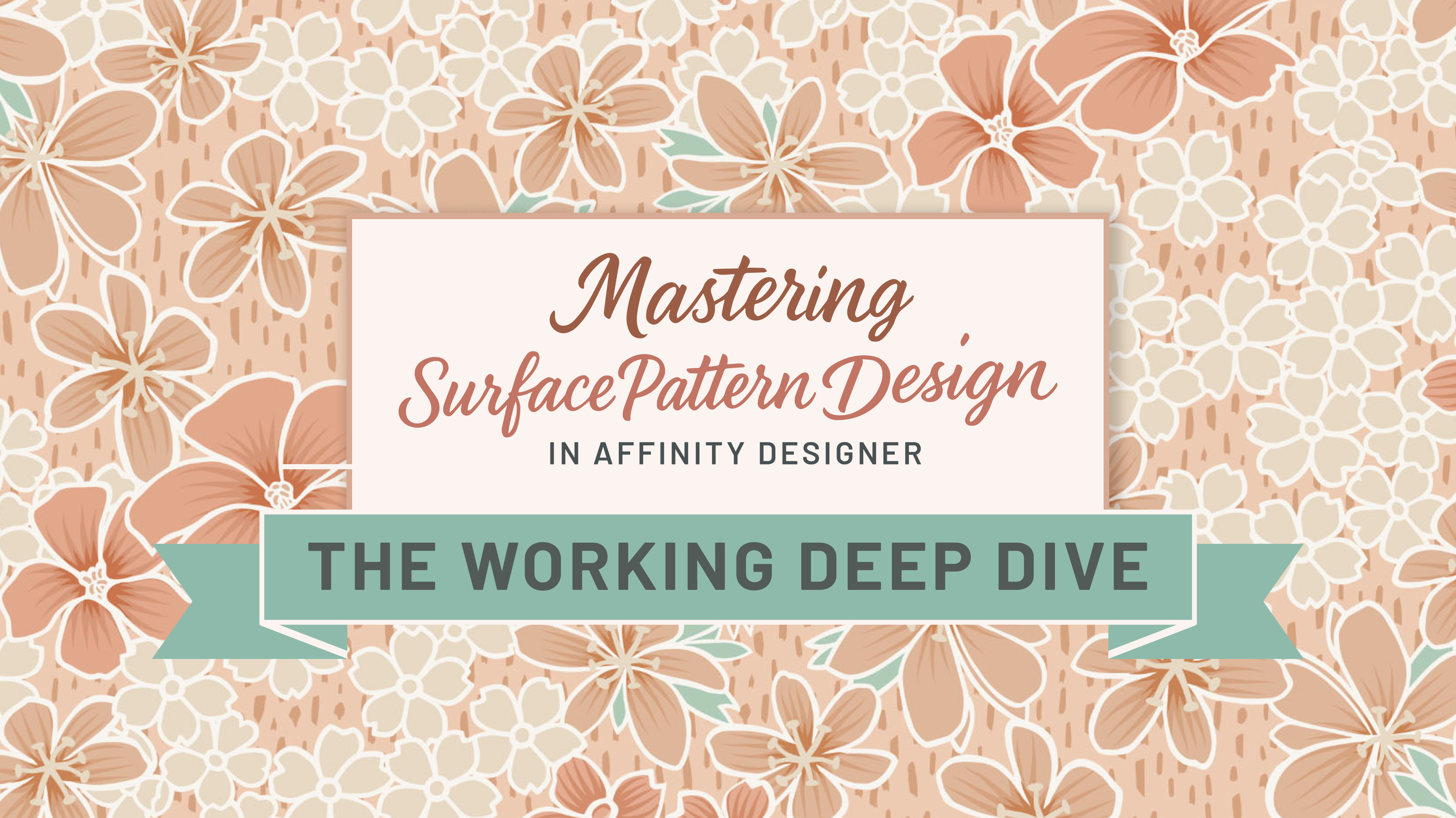 Product image for Affinity Designer Surface Pattern Design Masterclass - The Working Deep Dive