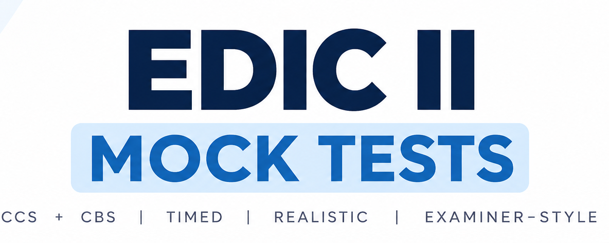 Product image for EDIC 2 MOCK TESTS