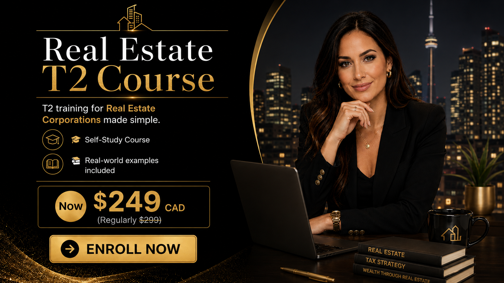 Product image for T2 for Real Estate Corporations | 10+ Hours | Step-by-Step Training