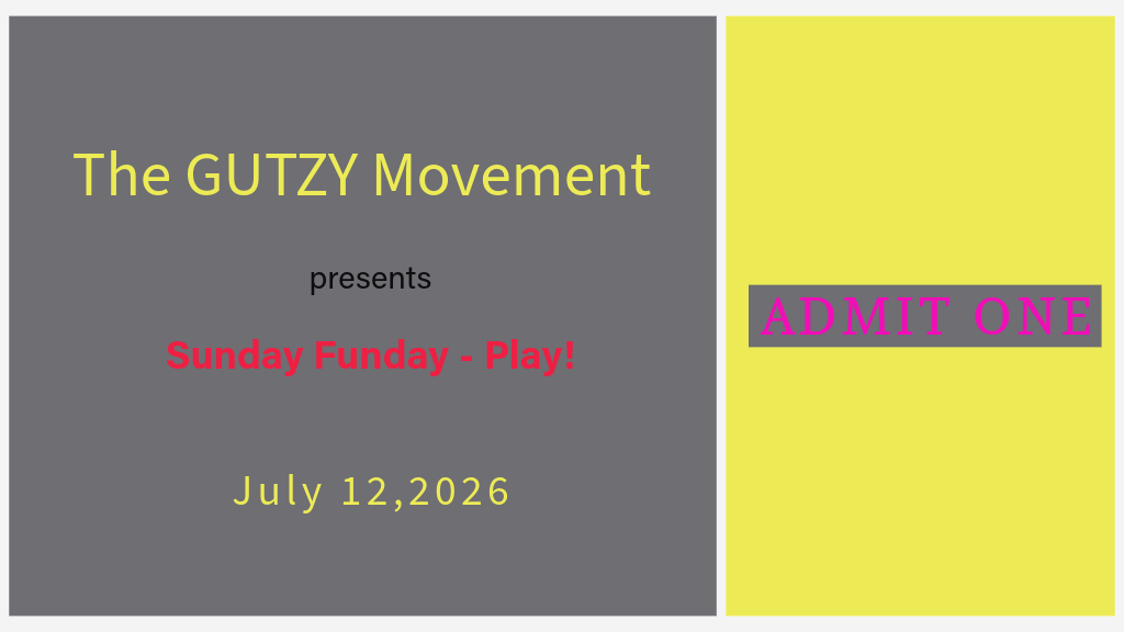 Product image for GUTZY Sunday Funday - PLAY