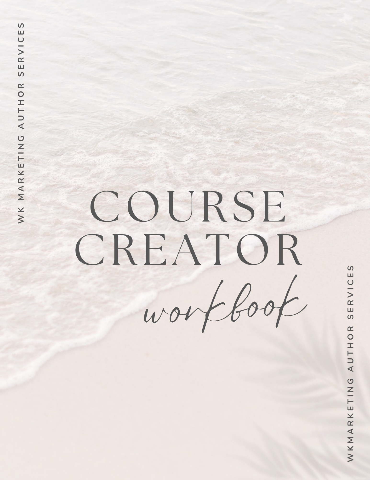 Product image for Customizable 17-page Course Workbook 8.5 x11 plus 15 Minute Branding Call