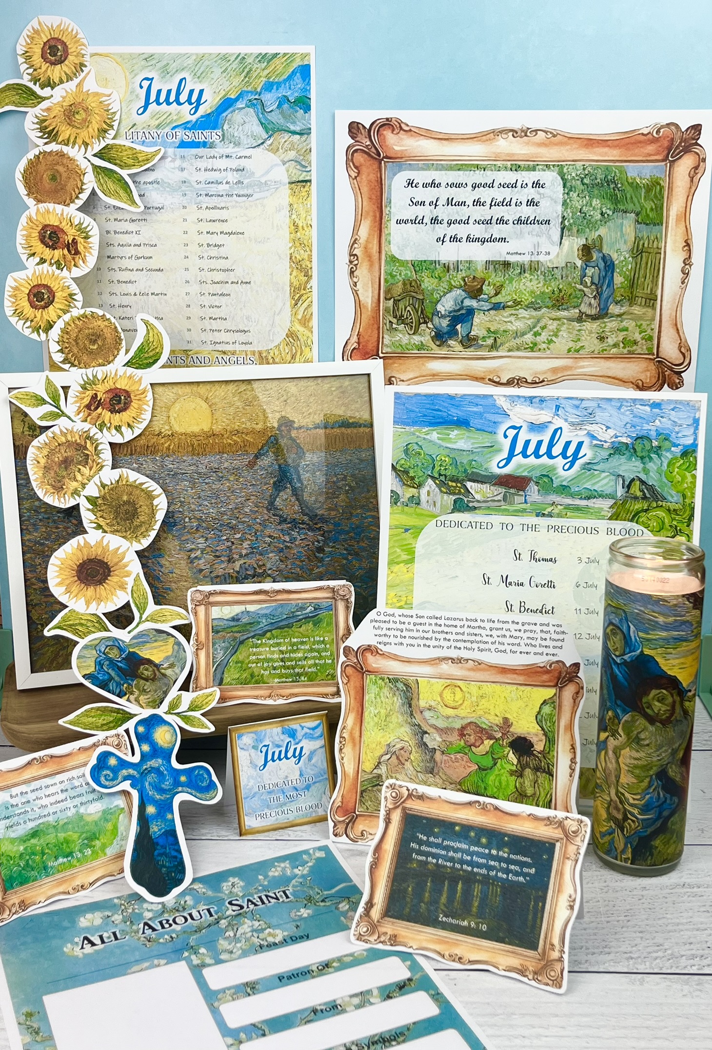 July Home Altar Printables