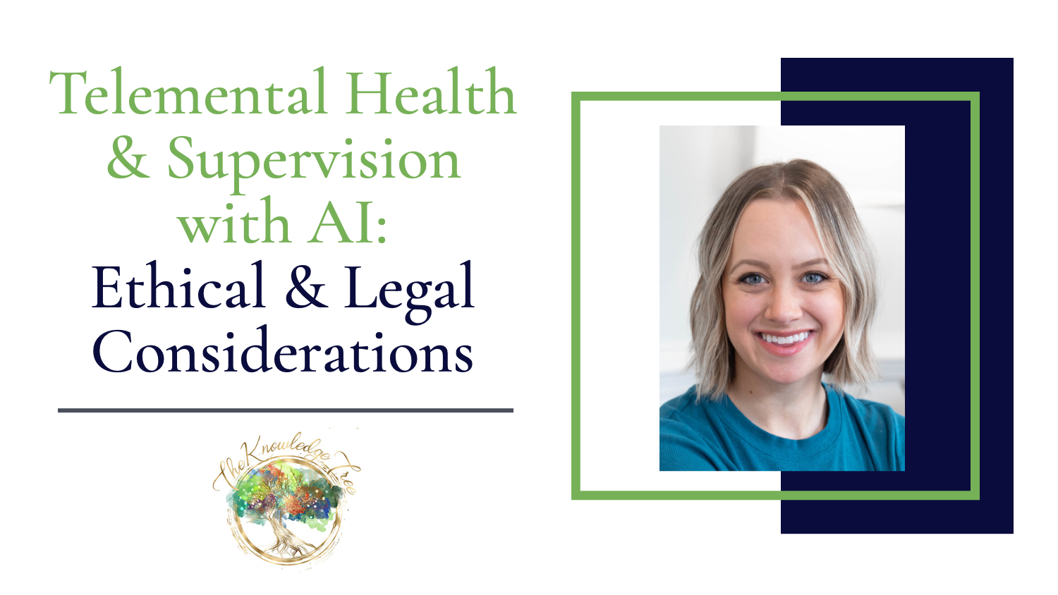 Product image for Telemental Health & Supervision with AI: Ethical & Legal Considerations
