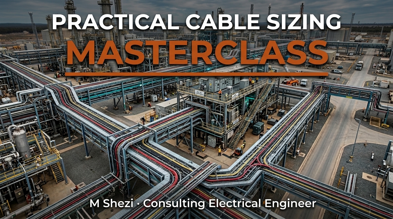 Product image for Practical Cable Sizing Masterclass — Online Course for Electrical Engineers