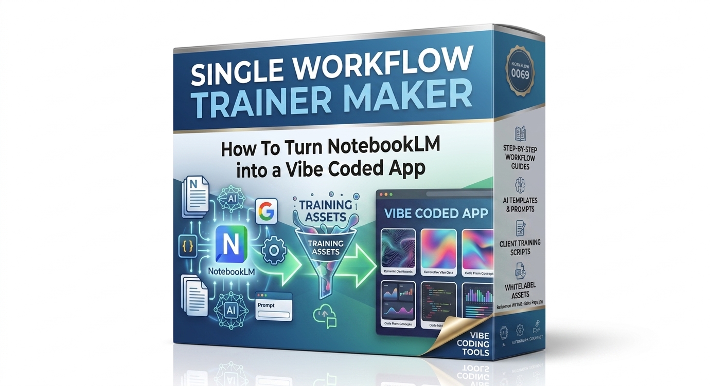 Product image for (2026) - WFTM11 - How to Turn NotebookLM into a Vibe Coded App