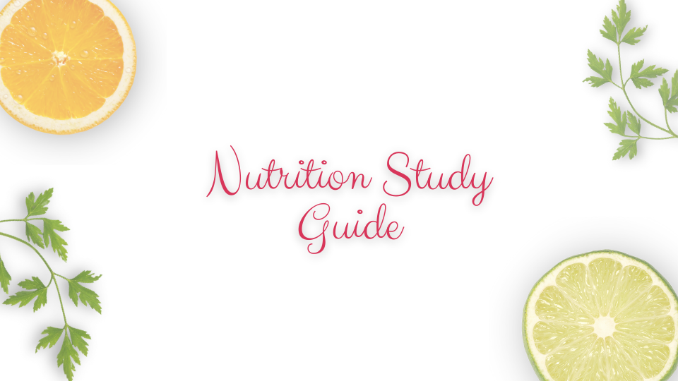 Product image for Nutrition Study Guide