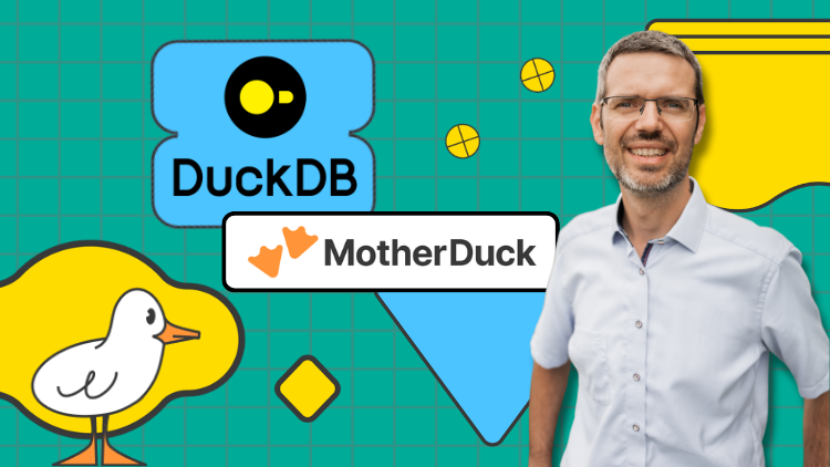 Product image for DuckDB for Data Engineers: From Local to Cloud with MotherDuck