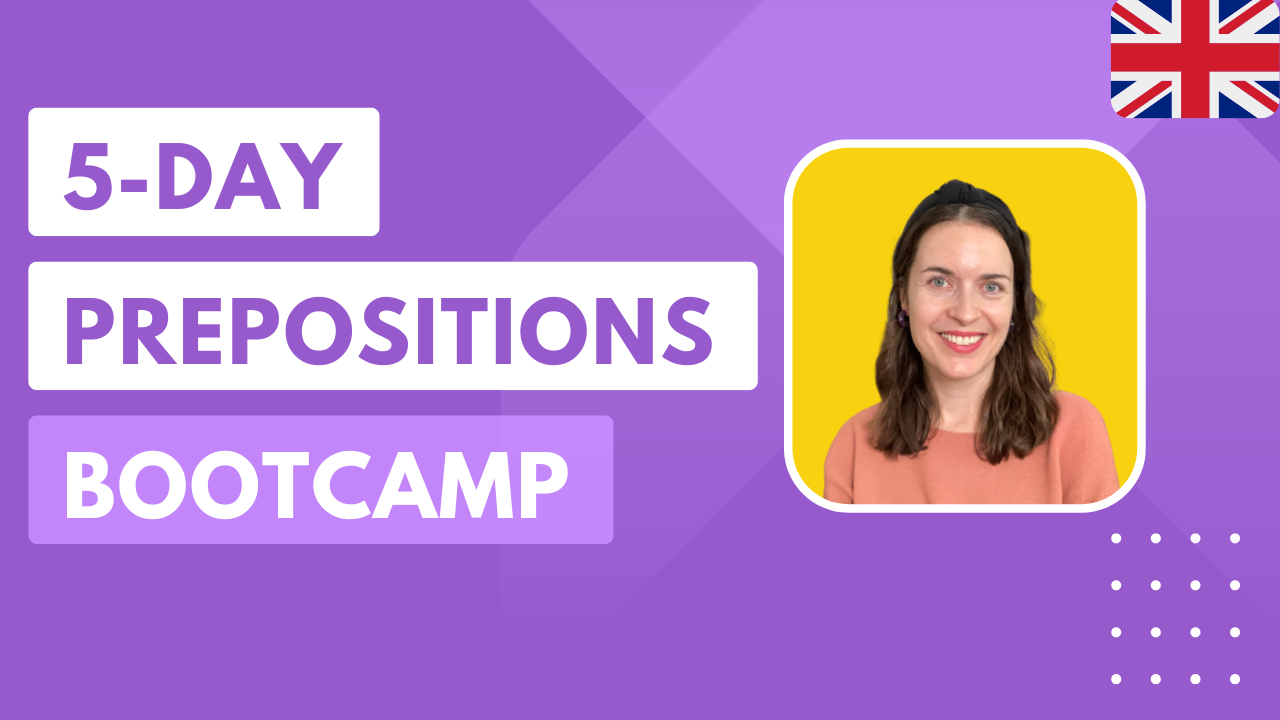 Product image for The 5-Day Prepositions Bootcamp