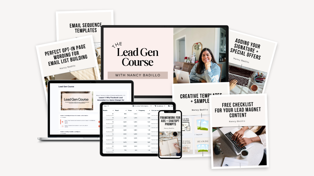 Product image for Lead Gen Course - Start Growing Your Email List Today!
