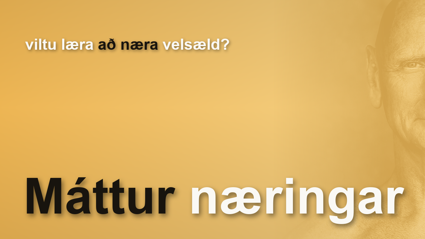 Product image for Máttur næringar 3. maí, 2027
