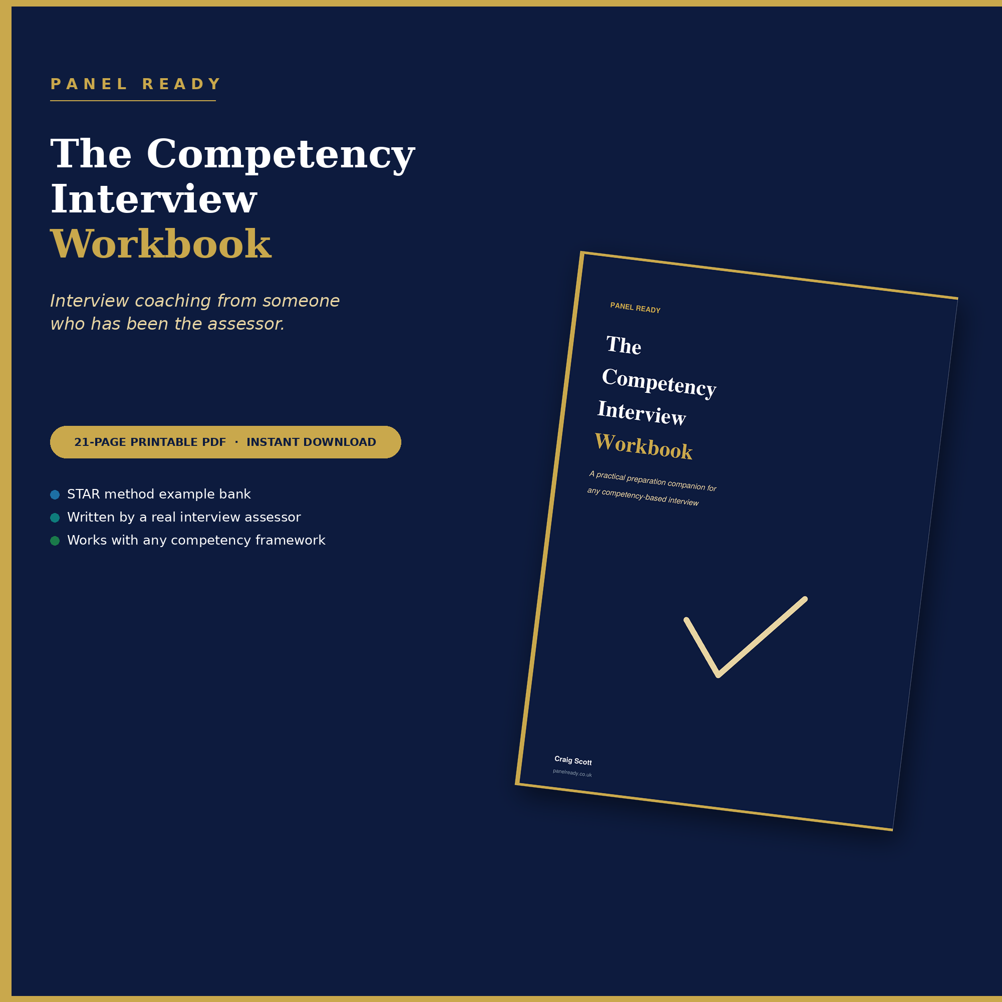 Product image for Competency Interview Workbook