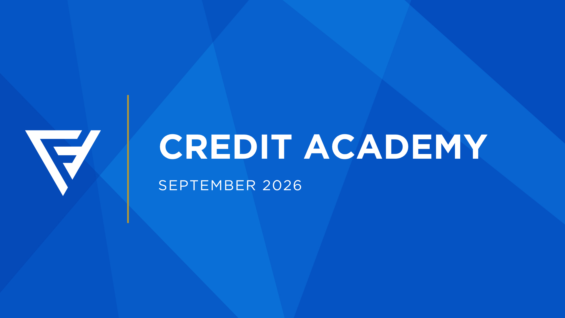 Product image for Credit Academy (Sept 2026)