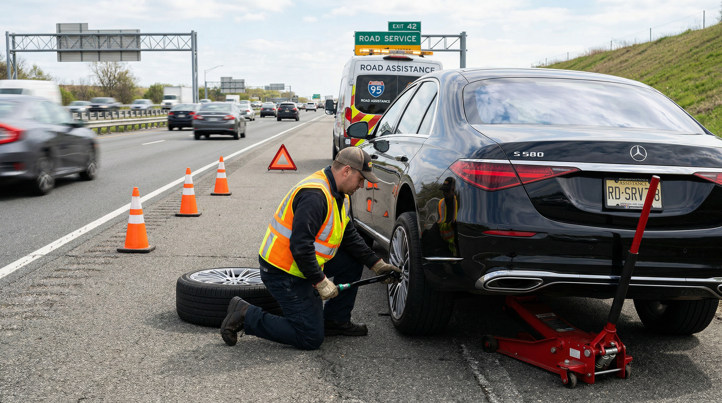 Product image for Mercedes Tire change