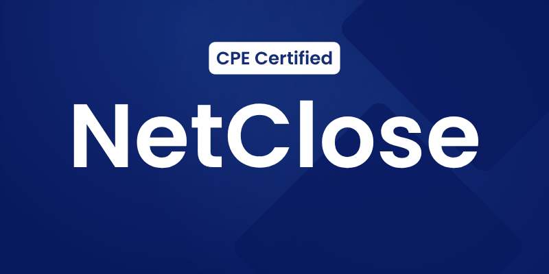 Product image for CPE - NetClose Partner Training Course