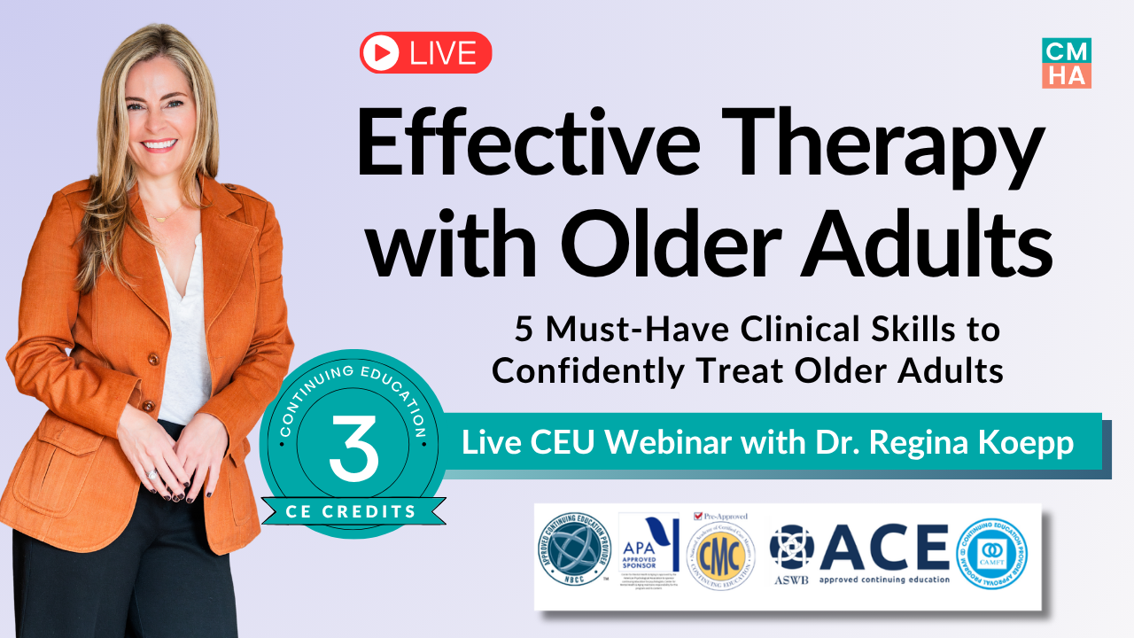 Product image for Effective Therapy with Older Adults [3 CE Credits] - LIVE