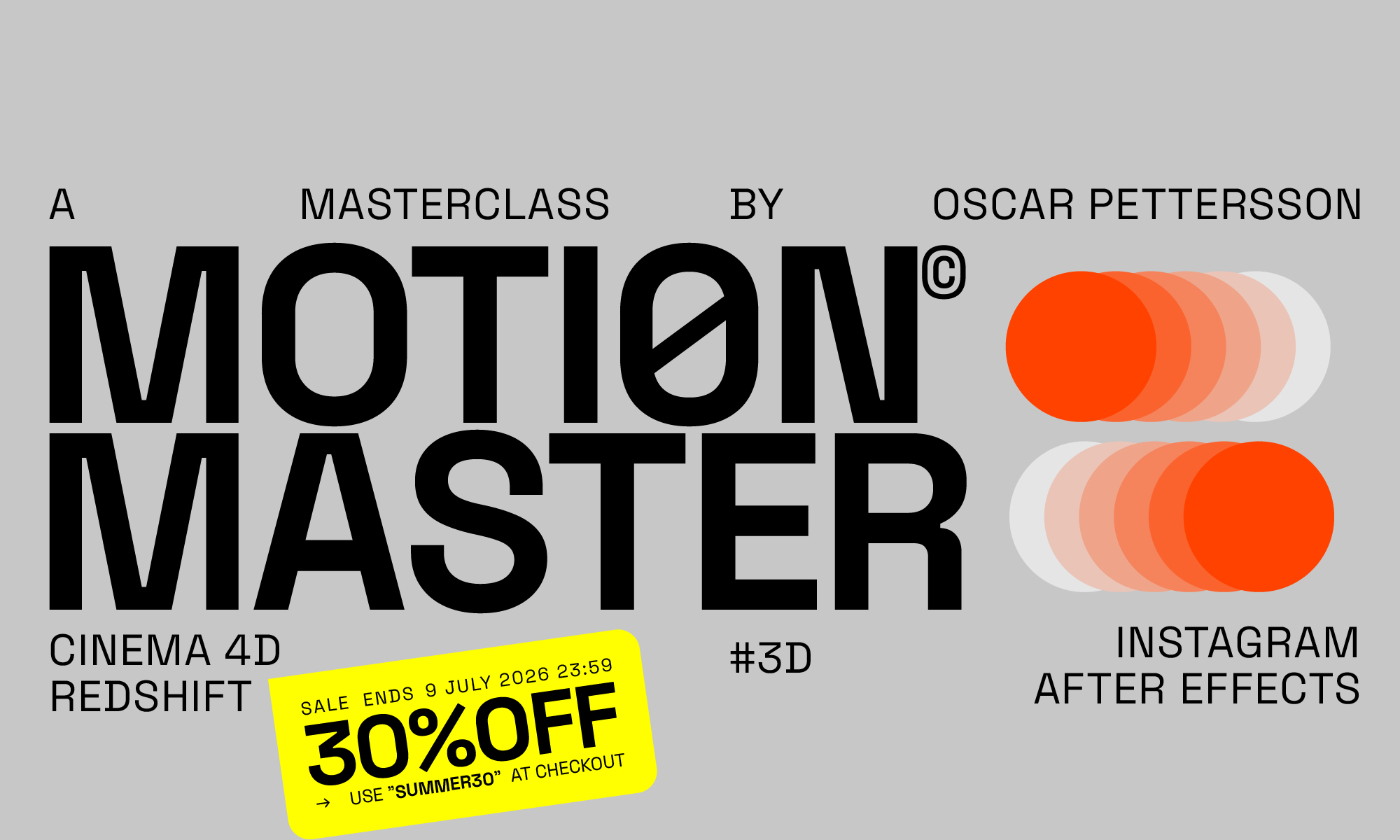 3D animation masterclass Oscar Pettersson