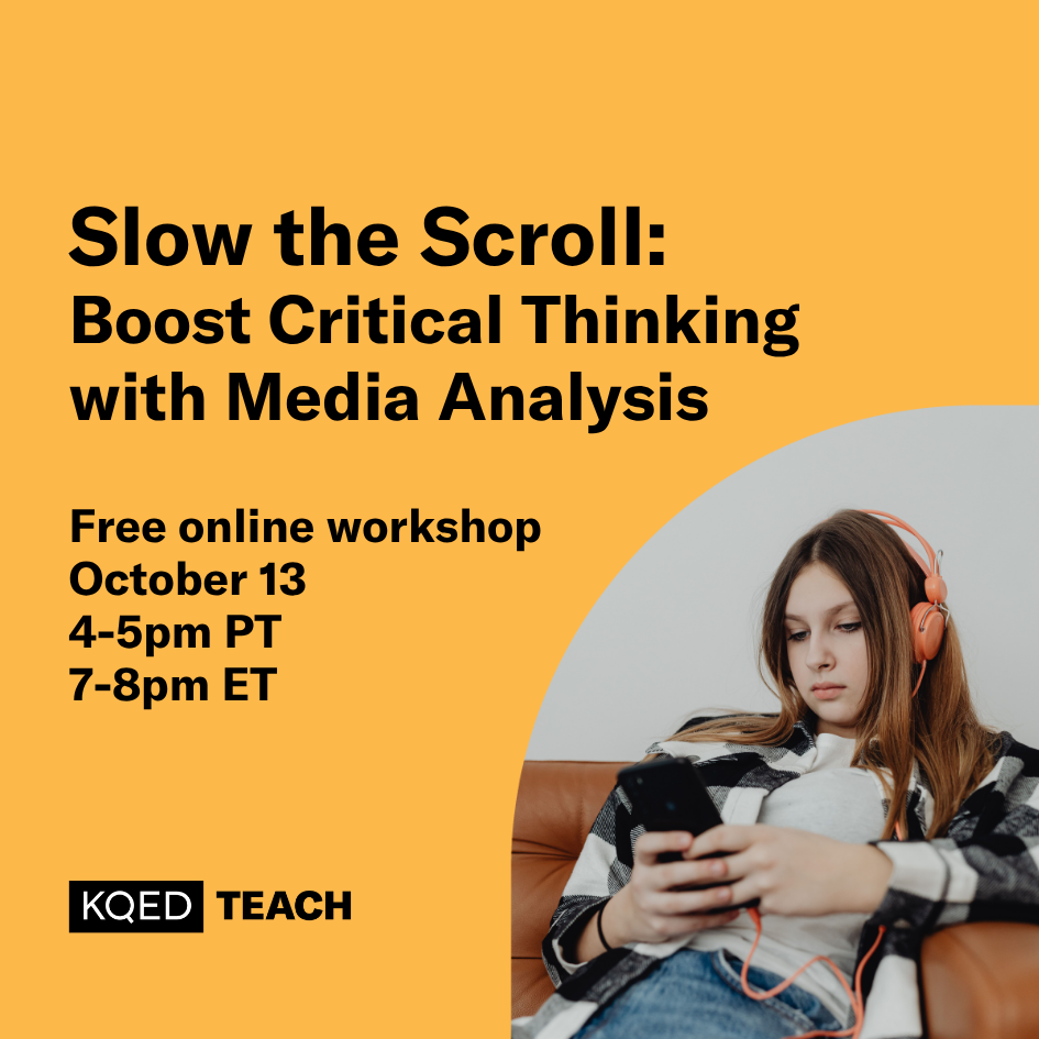 Slow the Scroll: Boost Critical Thinking with Media Analysis