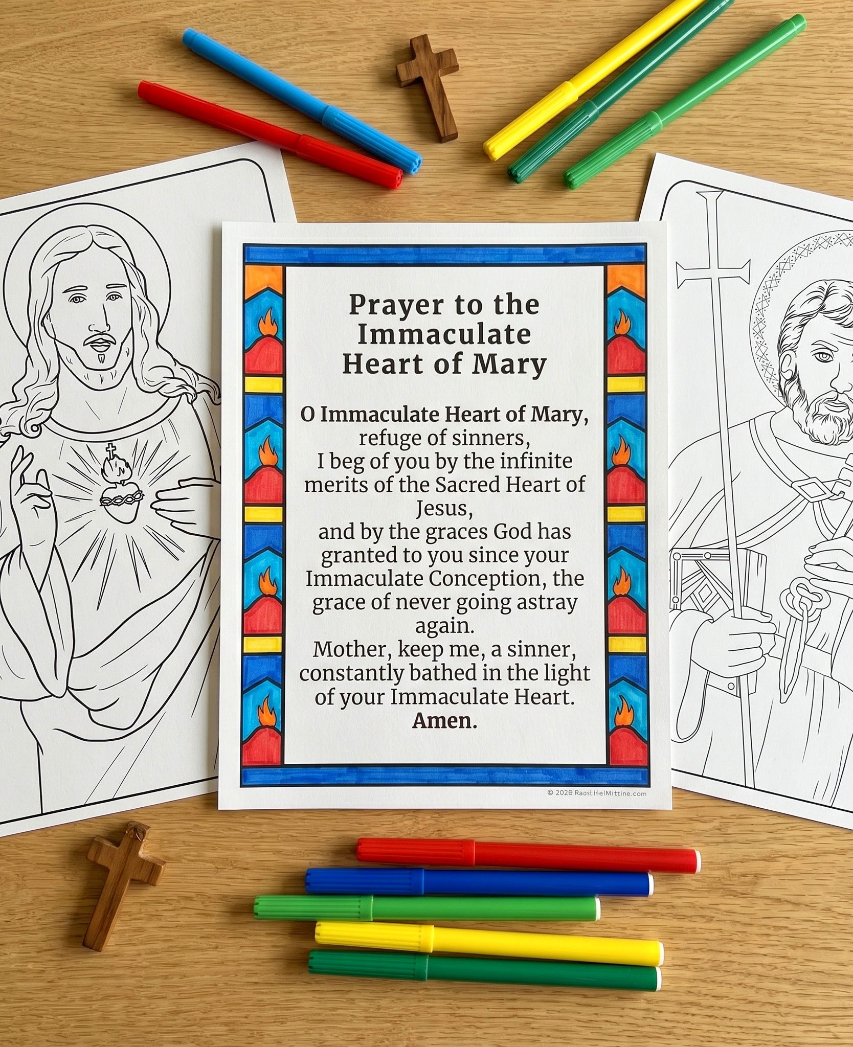 Catholic Icing Monthly Pack Kids Printables