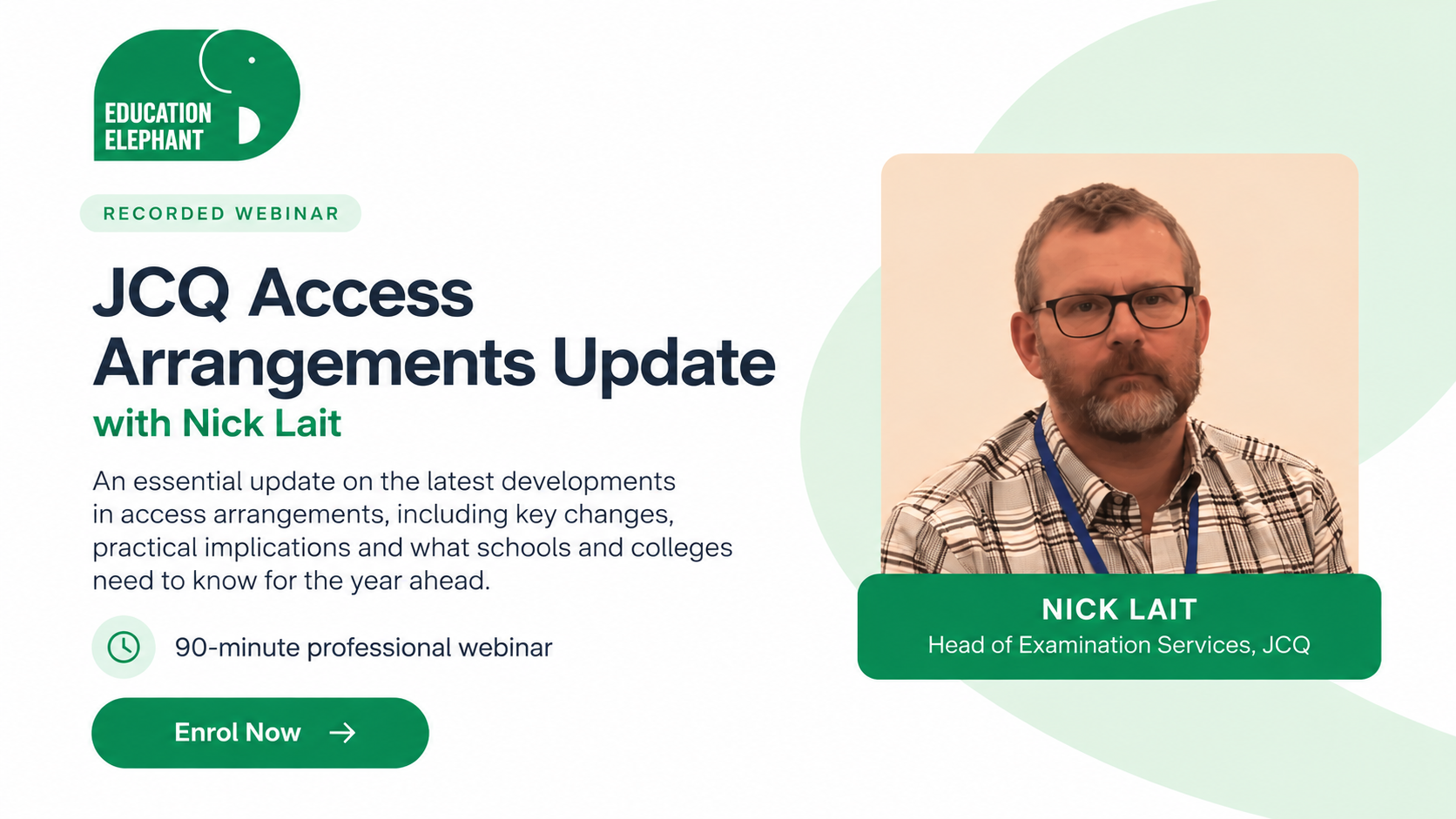 Product image for JCQ Access Arrangements Update 2026/2027 - Webinar