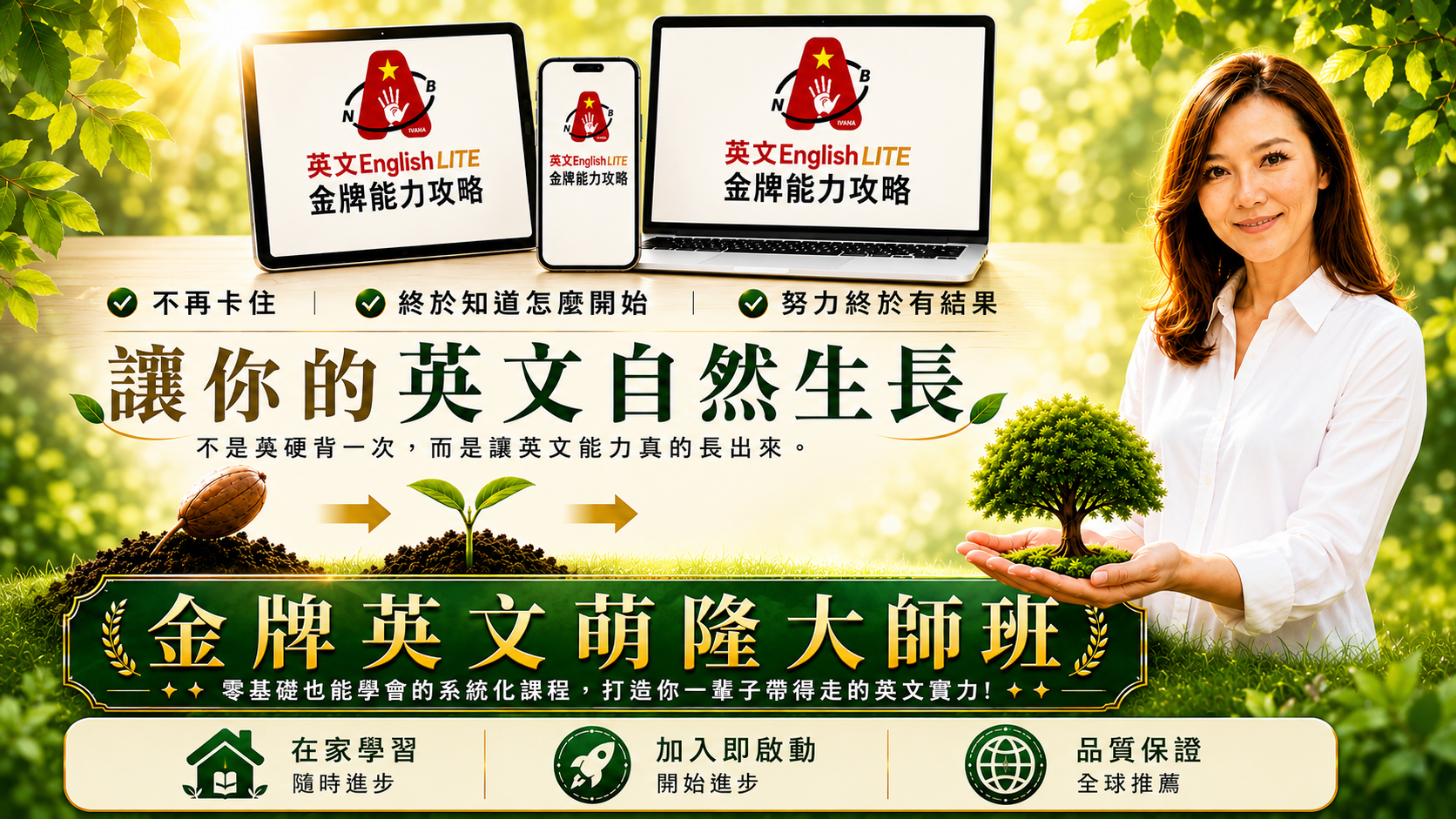 金牌英文萌隆大師班(金牌LITE) ☆2026新品，發燒熱銷中☆ (支持信用卡分期) 的產品圖片