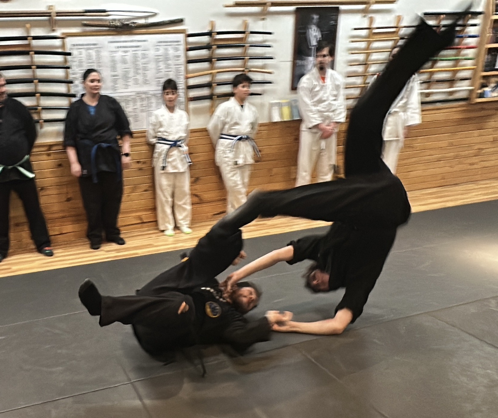 Todd Ryotoshi Norcross with Soke Masaaki Hatsumi