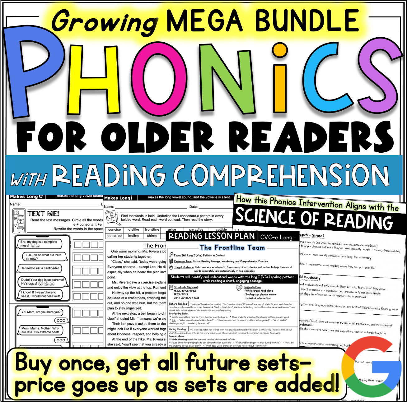 Product image for Phonics Activities and Comprehension for Older Readers
