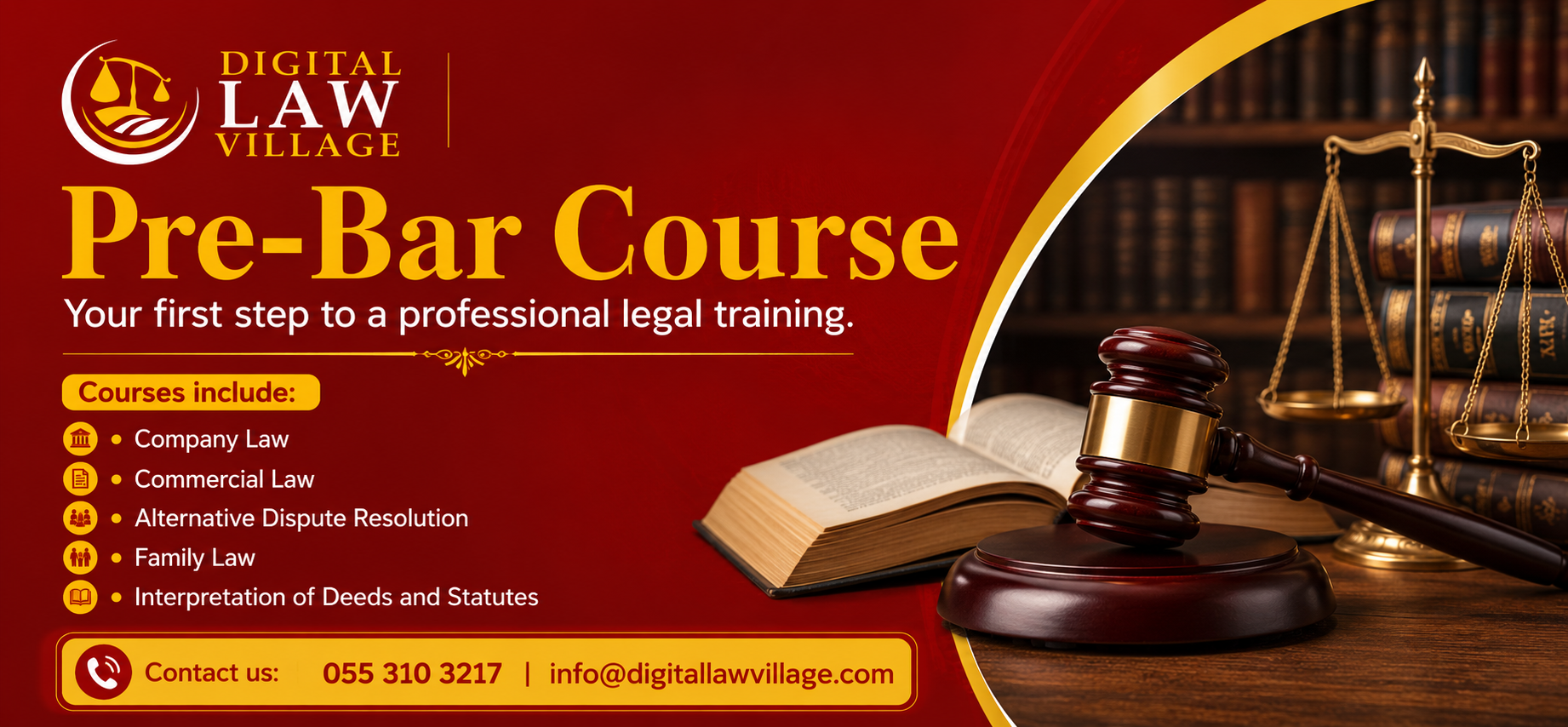 Product image for Pre-Bar Course