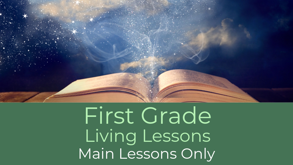 Product image for G1: First Grade Waldorf Living Lessons (Main Lessons)